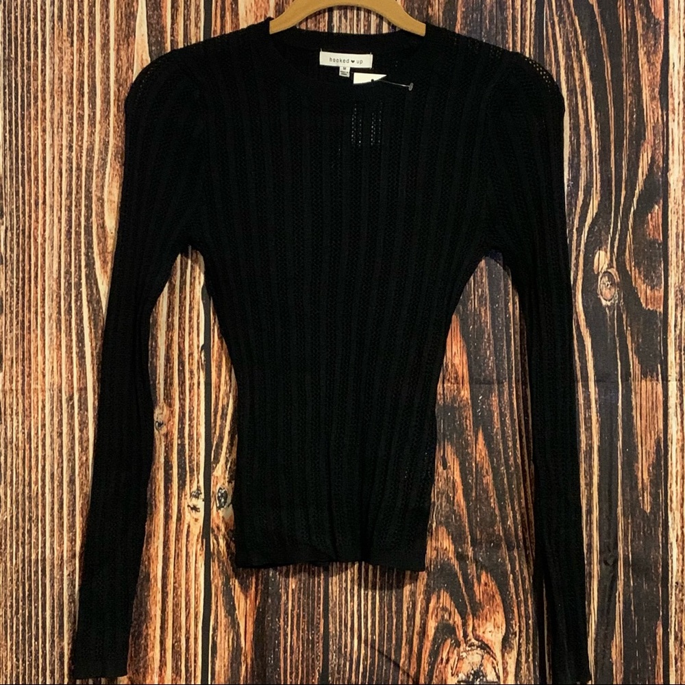 ⛱ Hooked Up sheer long sleeve.